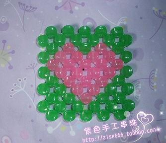 手工串珠爱心视频教程,手把手教你制作精美串珠爱心教程
