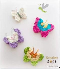 勾蝴蝶花样视频教程,轻松掌握蝴蝶结编织技巧